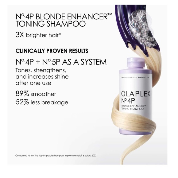 NEW - OLAPLEX Blonde Enahncer Toning Shampoo - Picture 2 of 4